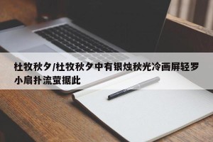 杜牧秋夕/杜牧秋夕中有银烛秋光冷画屏轻罗小扇扑流萤据此