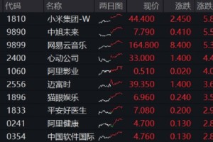 V型反攻，小米涨近6%！南向资金狂买213亿，信心来自哪里？
