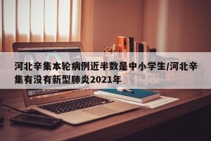 河北辛集本轮病例近半数是中小学生/河北辛集有没有新型肺炎2021年