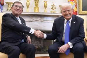 特朗普：与日本首相石破茂进行了对话 设定严格但公平的关税谈判参数