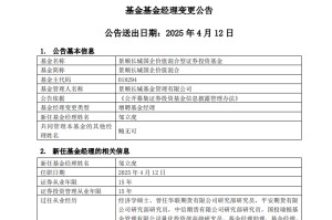 单日多达40只基金变换“舵手”！涉及鲍无可、冯波等知名基金经理